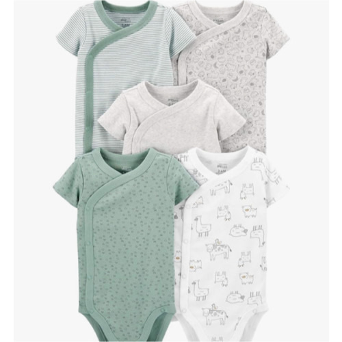 Simple Joys by Carter's unisex-baby 5-pack Side Snap Short-sleeve Bodysuit