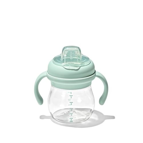 OXO Tot Transitions Soft Spout Sippy Cup with Removable Handles - 6 oz. - Opal