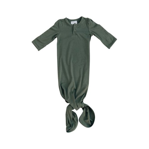 Olive Knot Gown – Mebie Baby