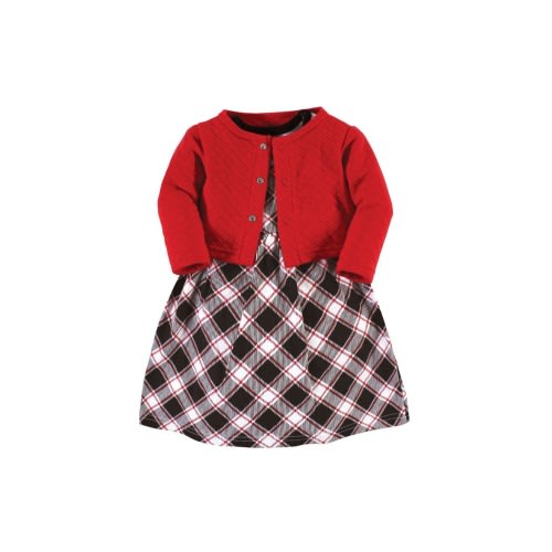 Quilted Cardigan and Dress