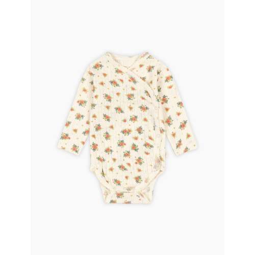 Pointelle Minnie Kimono Bodysuit in Rosetto