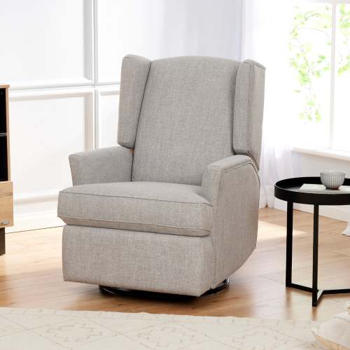 Chelsea Electric Recliner Glider Chair in Pure Grey | iL Tutto
