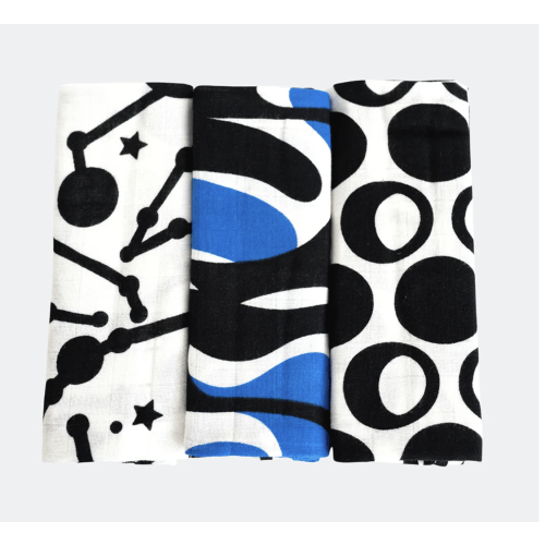 Etta Loves Sensory Muslins (3-Pack) | Modern Nursery™