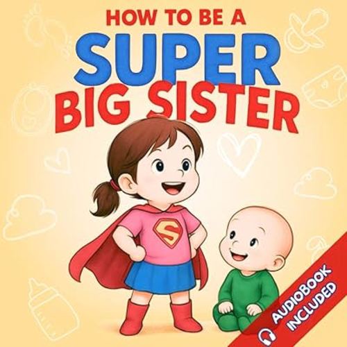 How to Be a Super Big Sister: A Playful Rhyming Story for Becoming a Big Sister to a New Baby Sibling. A Special Gift for a Big Sister 2-5 Years Old!