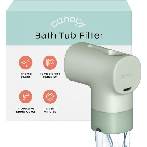 Canopy Bath Tub Filter, Jade