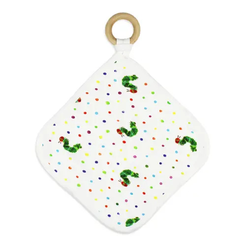 Caterpillar | Lovey with Removable Teething Ring – L'ovedbaby