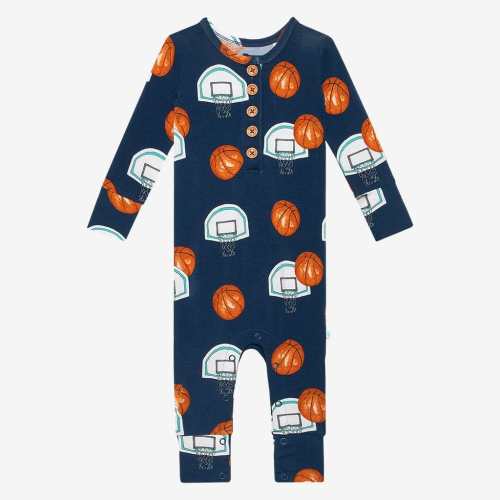 Swish Long Sleeve Henley Romper