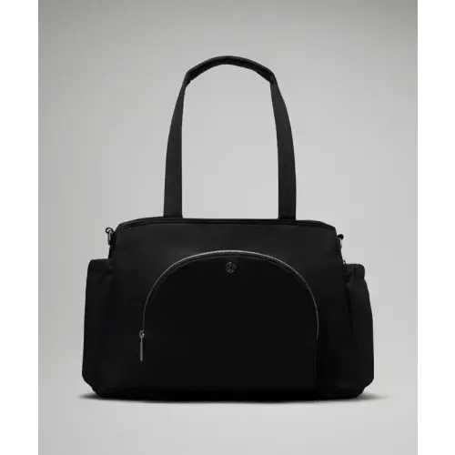 Tote Bag - Black/silver Drop