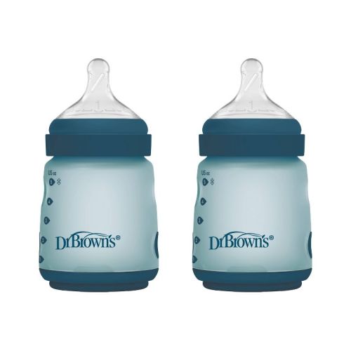 Dr. Brown's Silicone Baby Bottles - Blue - 5 fl oz/2pk