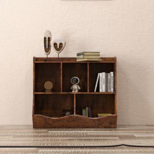 Kids Storage Cabinet, 3-Tier Toddler Wood Bookshlef, Toddler Storage Organizer Cabinet for Kindergarten Nursery Playroom Bedroom Living Room