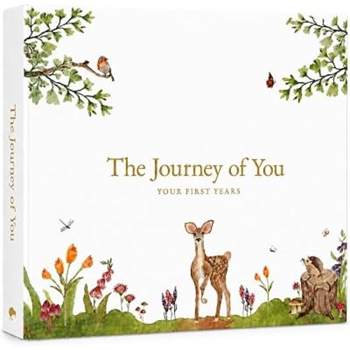 Baby Memory Book, First 5 Years, Woodland Baby Book and Keepsake Journal