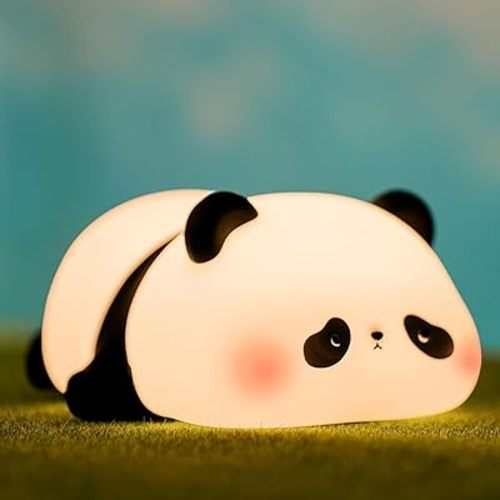YR YRHH-PET Panda Cute Night Light, Squishy Panda Kids Lamp, Pandas Gifts