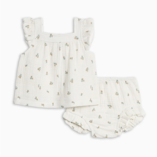 Organic Colette Muslin Tank and Bloomer Set
