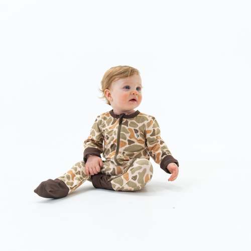 Baby Zip Up - Venado Camo – BURLEBO