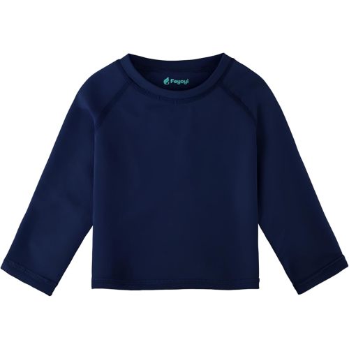 Unisex Baby Rash Guard Shirts SPF Toddler Long Sleeve Swim Shirt