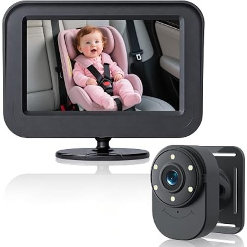 Baby Car Camera, 1080P Wired Car Baby Camera, Baby Monitor for Car