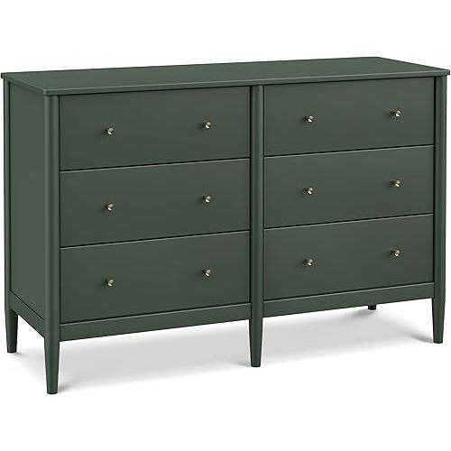 DaVinci Frem 6-Drawer Dresser in Forest Green