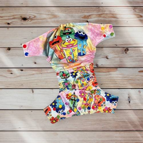 Ready to Ship -  Handmade AI2 Cloth Diaper, Cloth Diapering, Diaper, Gifts for Baby Showers, New Mom Gifts, Boba Puppets