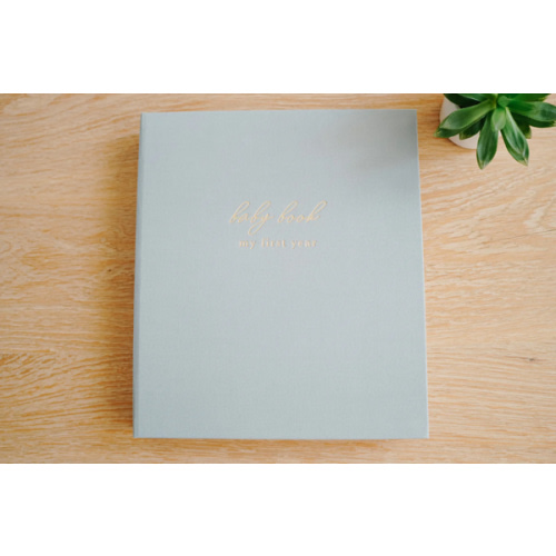 Love + Wild Pregnancy + Baby Combo Book - Dusty Blue