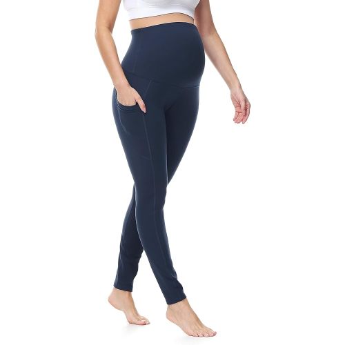 HOFISH Maternity Leggings, Yoga Pants, Pregnancy Leggings Over The Belly Workout Active Wear
