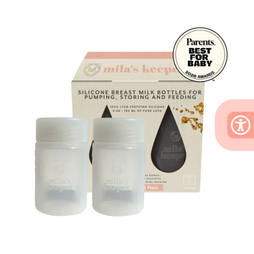 Silicone Breast Milk Storage Bottles