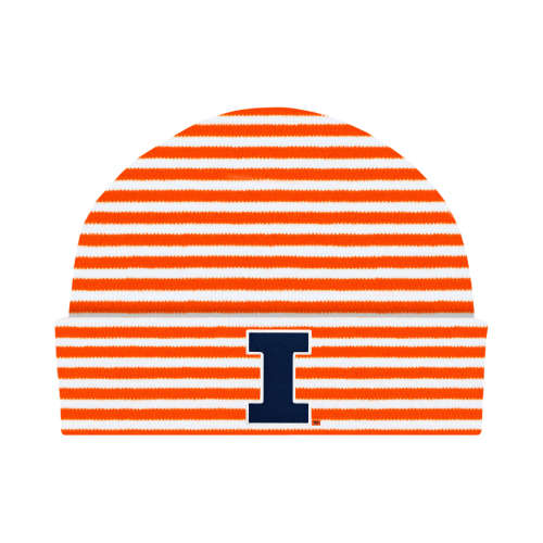 Illinois Fighting Illini Striped Knit Cap | College Baby
