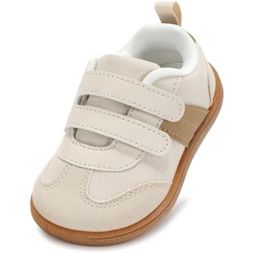 Toddler Wide Toe Box Shoes, Boy and Girl Barefoot First Walking Shoe Kids Fashion Sneaker Non-Slip Zero Drop Comfortable