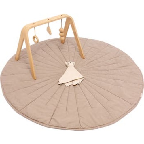 Linen & Cotton Reversible Quilted Play Mat