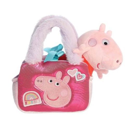 Aurora Small Fancy Pals Peppa Pig Playful Stuffed Animal Patches 8"