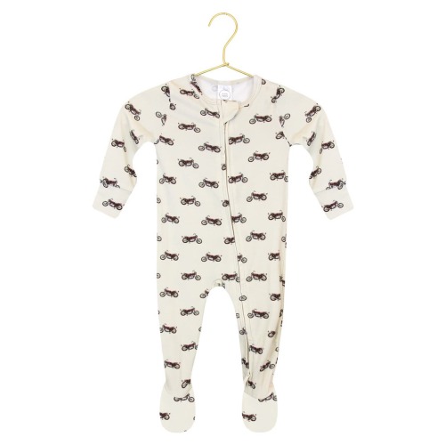 Print Zip Footie