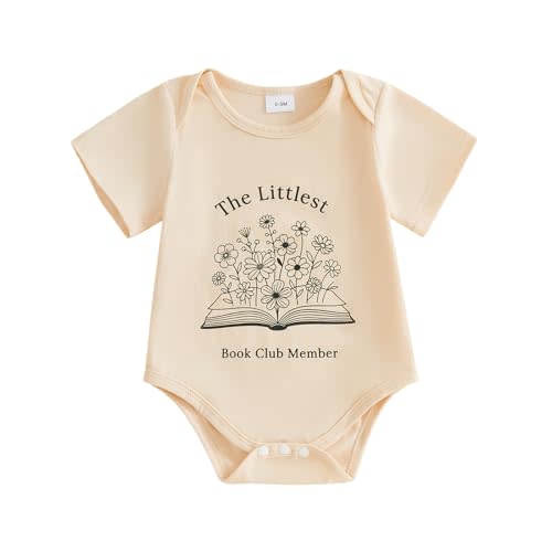 Balaflyie Funny Baby Romper Short Sleeve Neutral Baby Cute Novelty Bodysuit&Gift Ideas for Newborn