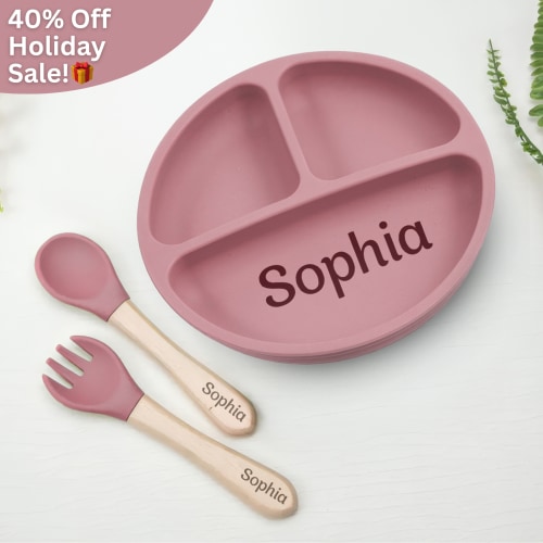 Noah + Nori™ Personalized Baby Feeding Set – Noah + Nori Personalized Gifts