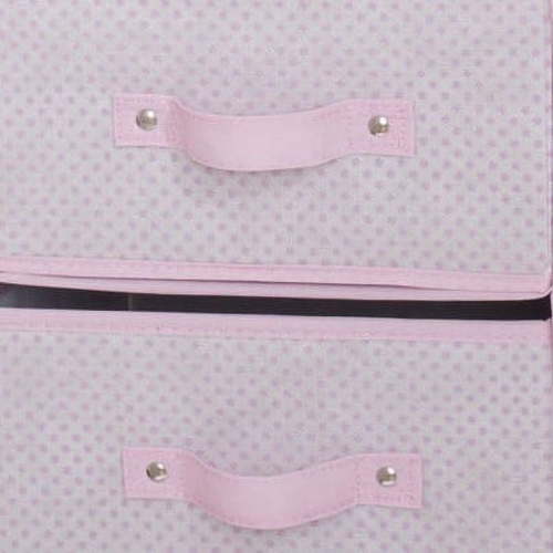 Delta Children 6-Shelf Hanging Storage Unit with 2 Drawers, Pink