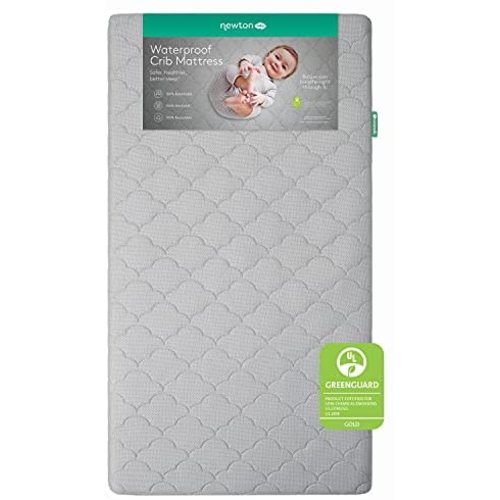 Newton Baby Crib Mattress and Toddler Bed - Waterproof - 100% Breathable Proven to Reduce Suffocation Risk, 100% Washable, Better Than Organic, 2-Stage Removable Cover -Deluxe 5.5" Thick (Grey)