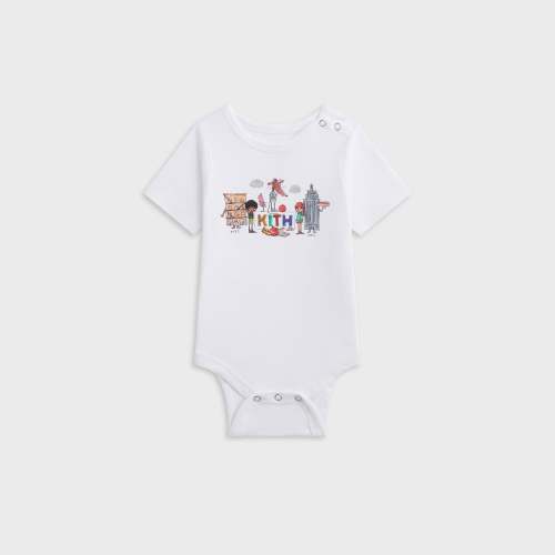 Kith Baby for Matthew Langille Graphic Bodysuit - White