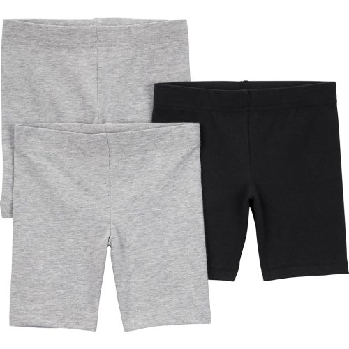 Simple Joys by Carter's Babies, Toddlers, and Girls' Bike Shorts, Pack of 3