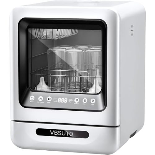 Baby Bottle Washer Pro,All-in-One Bottle Washer and Sterilizer and Dryer,Cleans 6 Baby Bottles Simultaneously,Baby Bottle Washer for Bottles, Pump Parts & Baby Essentials