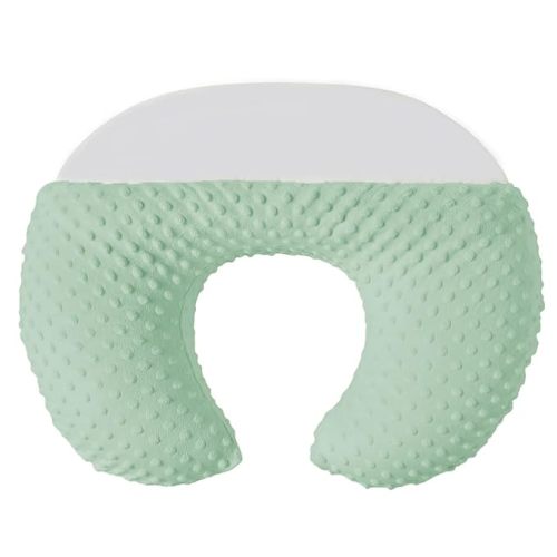 Nursing Pillow with Nursing Pillow Cover Set for Breastfeeding Moms, Ultra-Soft Nursing Pillows for Infant Newborn Baby Boy Girl (Green)