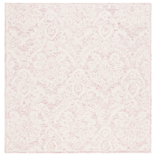 Wade Logan® Annig Handmade Pink/Ivory Area Rug & Reviews | Wayfair