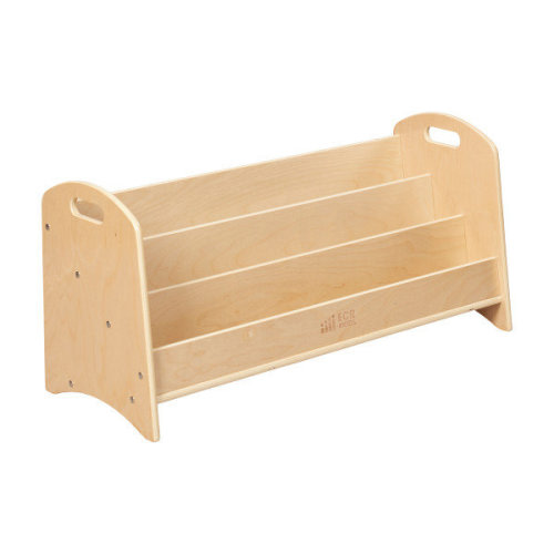 ECR4Kids 3-Shelf Floor Book Display with Handles, Beginner Bookshelf | Wayfair