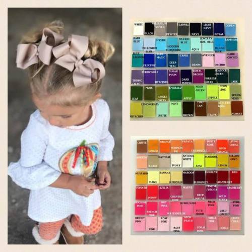 Piggies, 2 Sets of Pigtails, Pick 4 bows, Girls Hair Bows, Baby Bows, Basic Bows, Classic Hairbows, 4 inch bows, Set of Bows, Toddler Bows