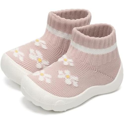 Baby Sock Shoes Breathable First Walking Shoes for Baby Girl Boy 6-24 Months Ultra-Light Infant Slippers Toddler Sneakers