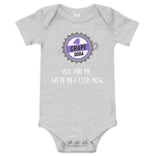 Grape Soda Baby short sleeve one piece