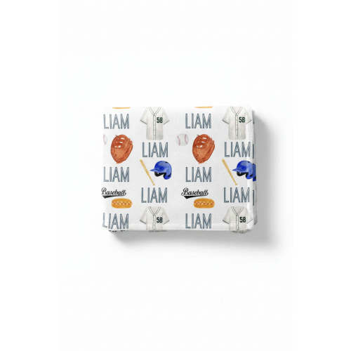 Homerun Personalized Toddler Blanket