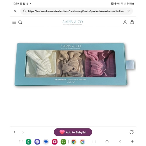 Newborn Satin Lined Bow Headband Gift Set – Aarin & Co.