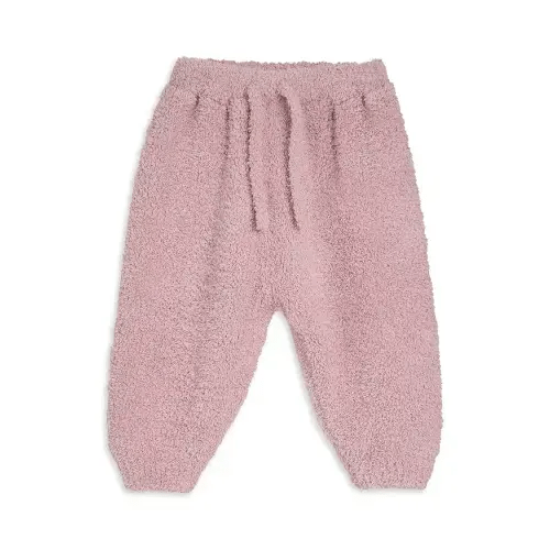 7AM Enfant - Unisex Fuzzy Boxy Lounge Pants - Baby, Little Kid - Ash Rose/9-12M