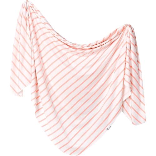 Copper Pearl Large Premium Knit Baby Swaddle Receiving Blanket Lainey