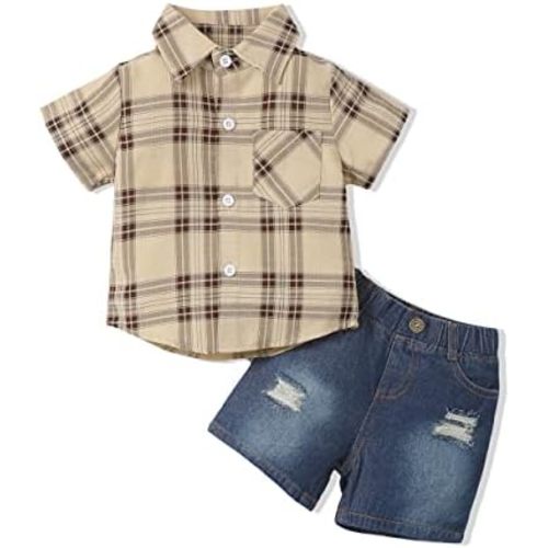 Baby Boy Clothes Summer Infant Toddler Boy Outfits Cotton Short Sleeve T-Shirts Shorts Pants Set Toddler Boy Outfits