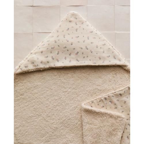 HOODED BABY BATH TOWEL WITH TULIPS - Bathroom - KIDS AND BABY - BABY | Zara Home United States of America