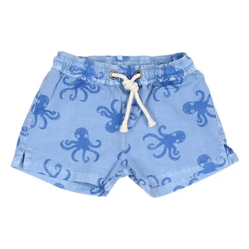 Búho - Octopus Swim Shorts Organic Cotton - Blue | Smallable